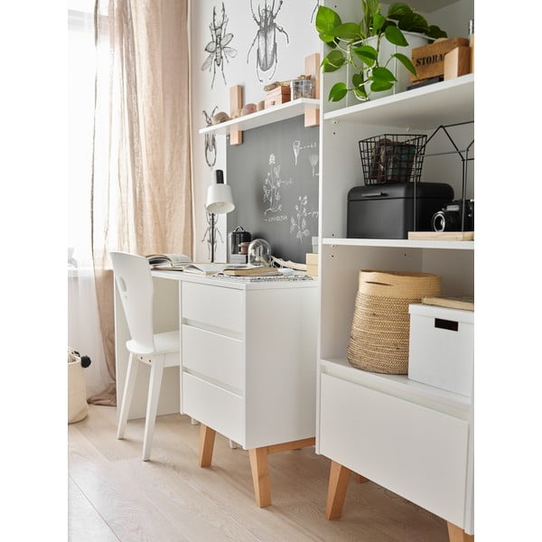 Bela otroška pisalna miza Pinio Swing-image-2