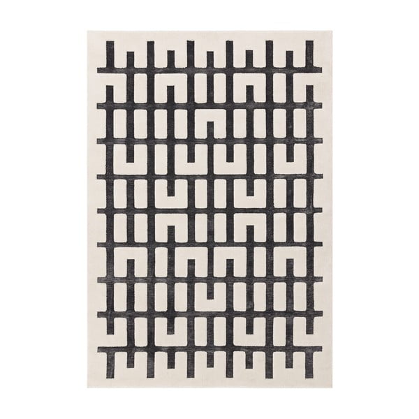 Siva/kremno bela preproga 160x230 cm Valley – Asiatic Carpets