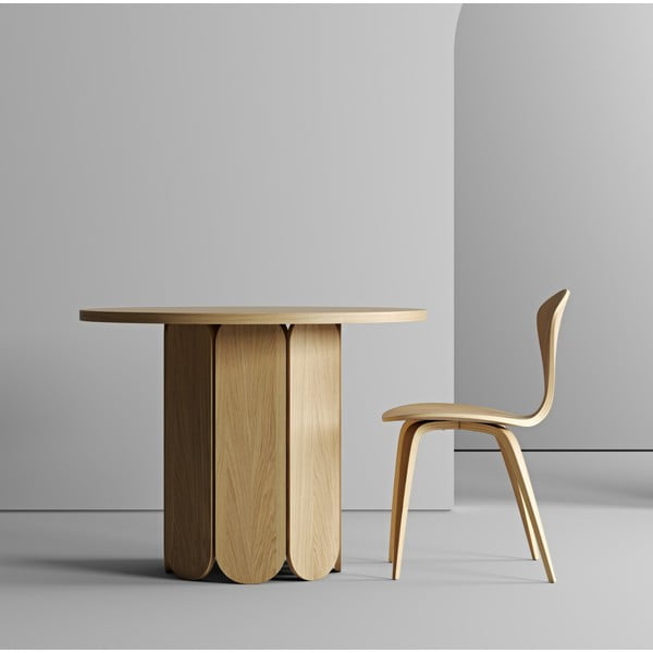 Jedilna miza iz hrasta Woodman Soft, ø 98 cm-image-1