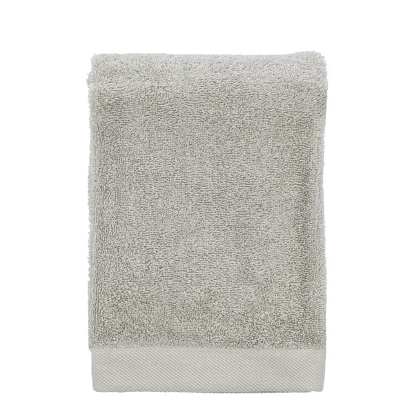 Siva brisača iz organskega bombaža 50x100 cm Comfort - Södahl