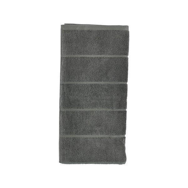 Temno zelena frotirna bombažna brisača 50x100 cm Sauna – Zone