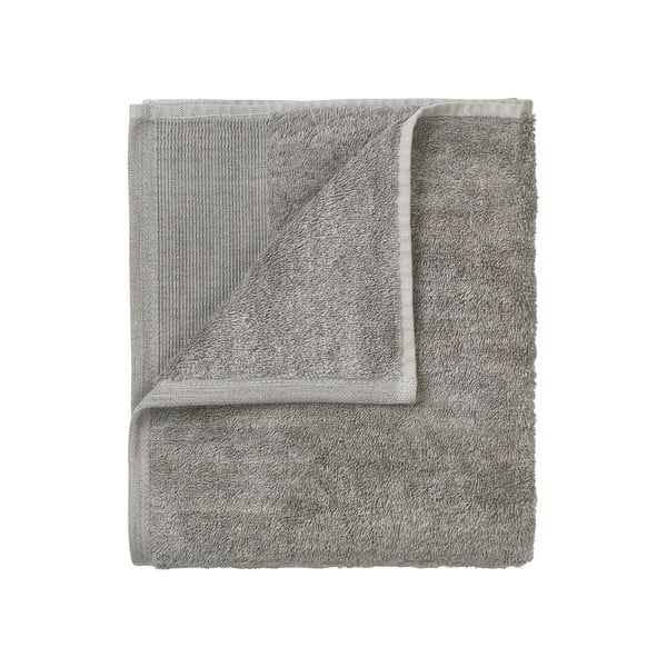 Komplet 4 sivih bombažnih brisač Blomus, 30 x 30 cm
