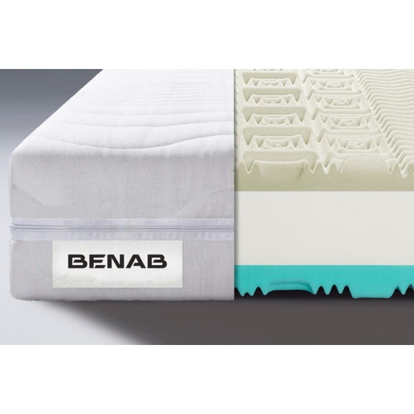 Trda/srednje trda obojestranska vzmetnica iz pene 140x200 cm Visco Comfort – BENAB-image-1