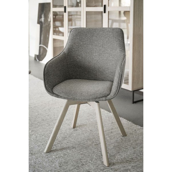 Bež oblazinjeni jedilni stoli v kompletu 2 ks Alison – Rowico-image-1