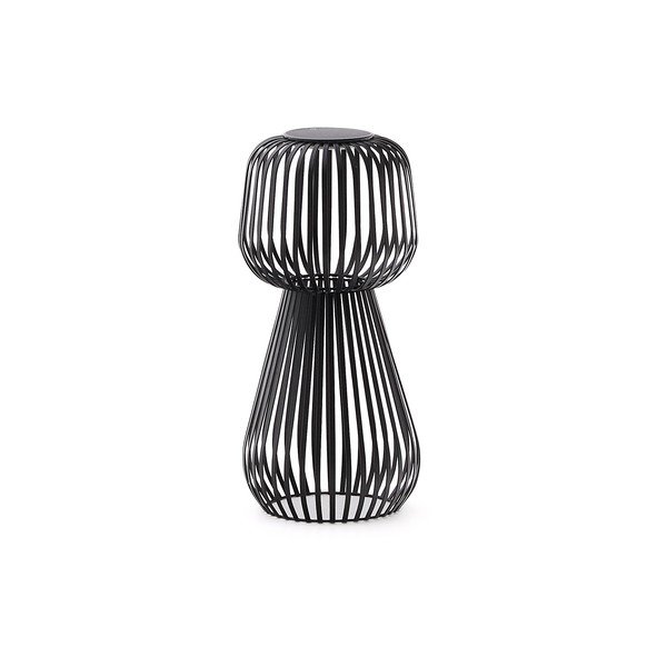 LED namizna zatemnitvena zunanja svetilka s solarnim panelom (višina 42 cm) Reiba – Kave Home