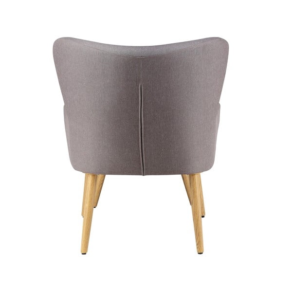 Svetlo siv fotelj Coco - Støraa -image-3