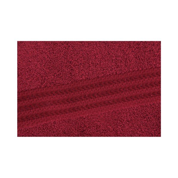 Rdeča bombažna brisača Rainbow Red, 70 x 140 cm-image-2
