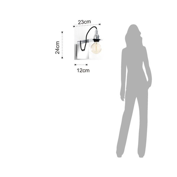 Kromirana stenska svetilka Tomasucci Genius-image-1