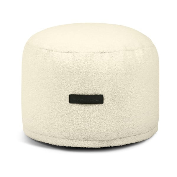 Kremno bela vreča za sedenje iz tkanine bouclé Mini – SLOWDOWN