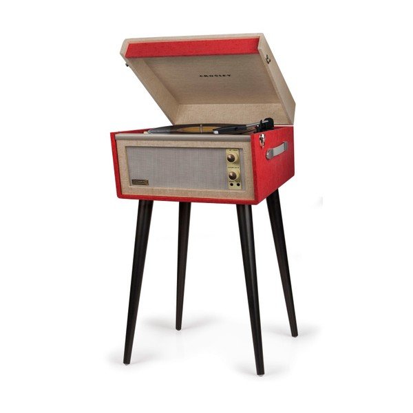 Rdeči gramofon Crosley Bermuda foot-image-3