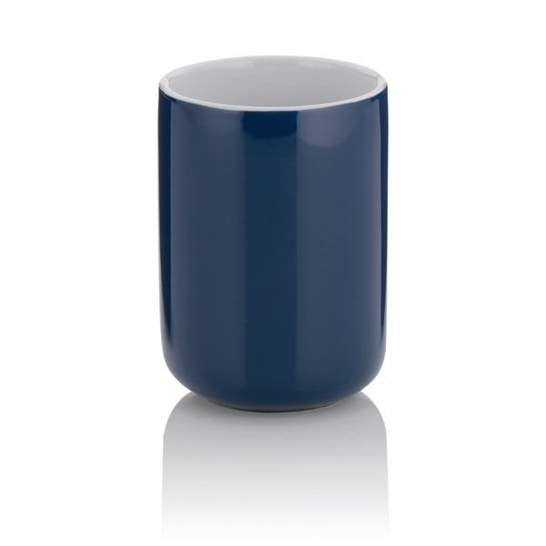 Modra keramična skodelica za zobno ščetko Kela Isabella