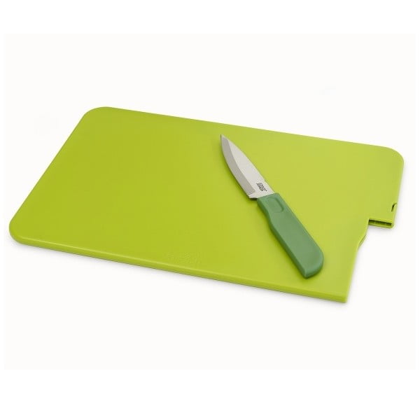 Deska za rezanje z nožem Slice&Store, zelena