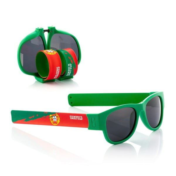 Zelena sončna očala InnovaGoods Sunfold Mondial Portugalska