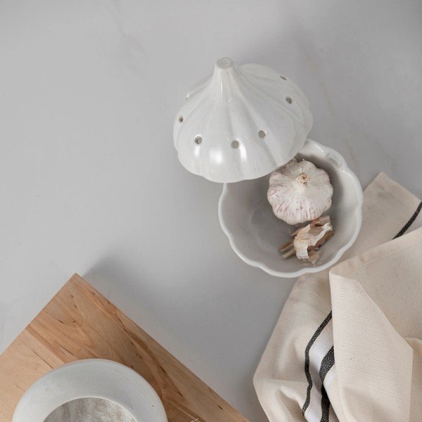 Posoda za shranjevanje za čebulo in česen iz kamenine Fattoria – Casafina-image-1