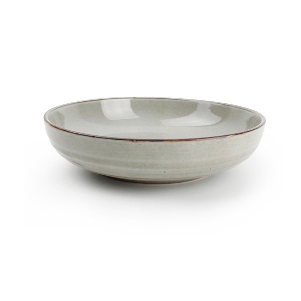 Zelen jušni krožnik iz kamenine ø 22 cm Artisan – Salt&Pepper