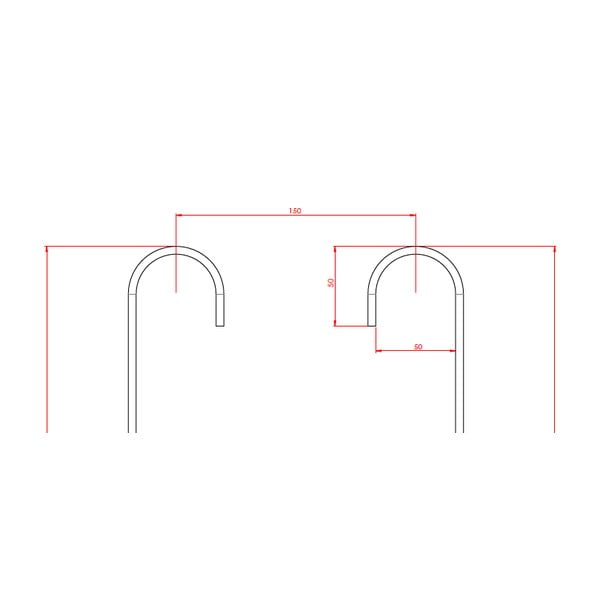 Črna viseča kopalniška polica Metaltex Oringin-image-3
