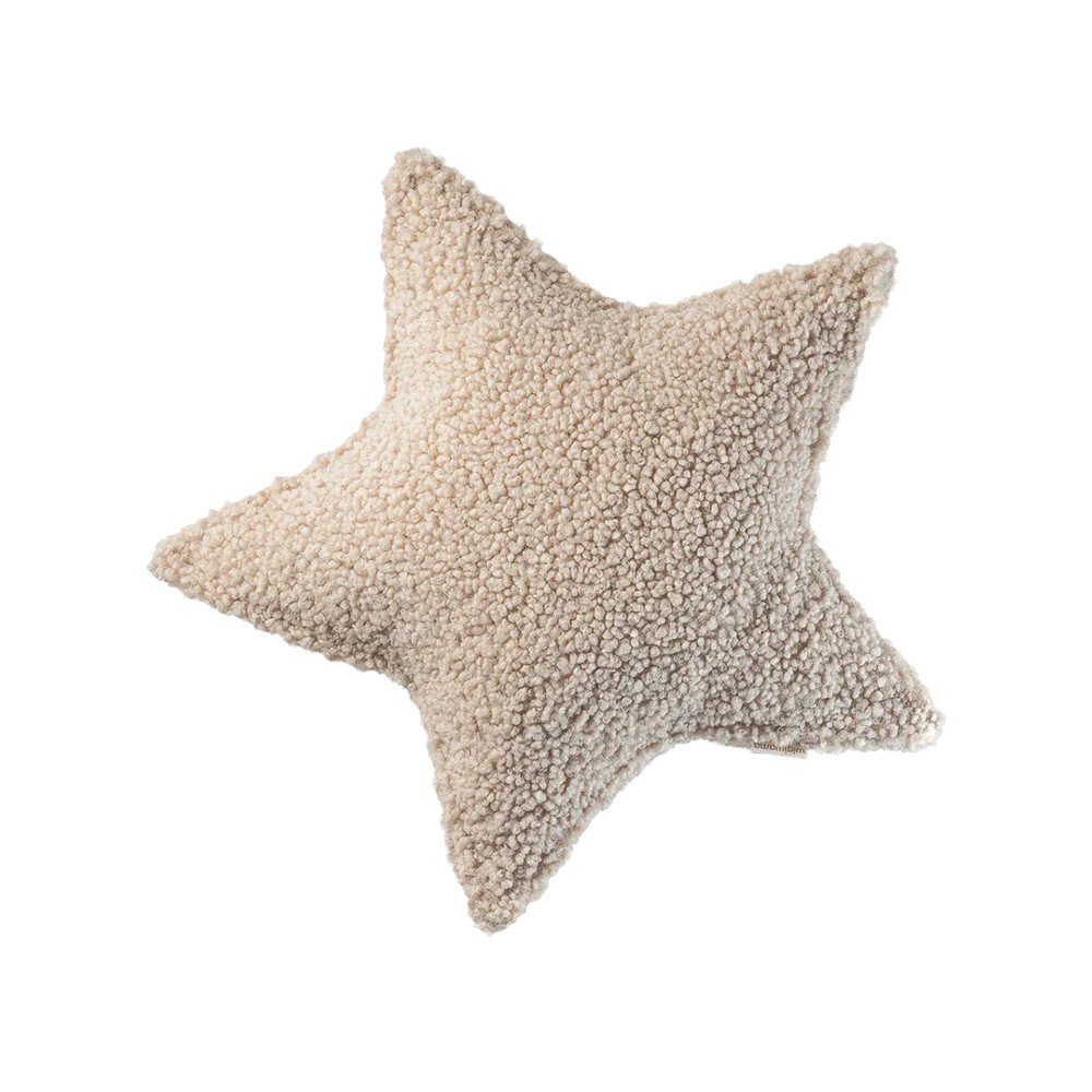 Rjava otroška blazina bouclé Star