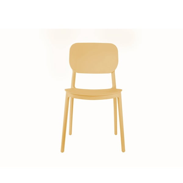 Rumen plastičen jedilni stol Cheer – Leitmotiv-image-1