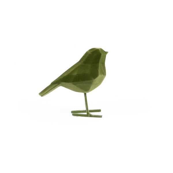 Temno zelena dekorativna figurica PT LIVING Bird, višina 17 cm