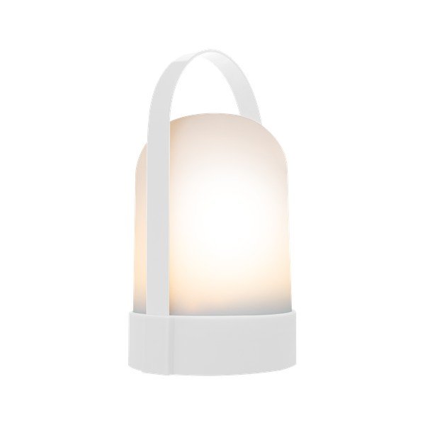 Bela LED zatemnitvena namizna svetilka (višina 25 cm) Uri – Remember