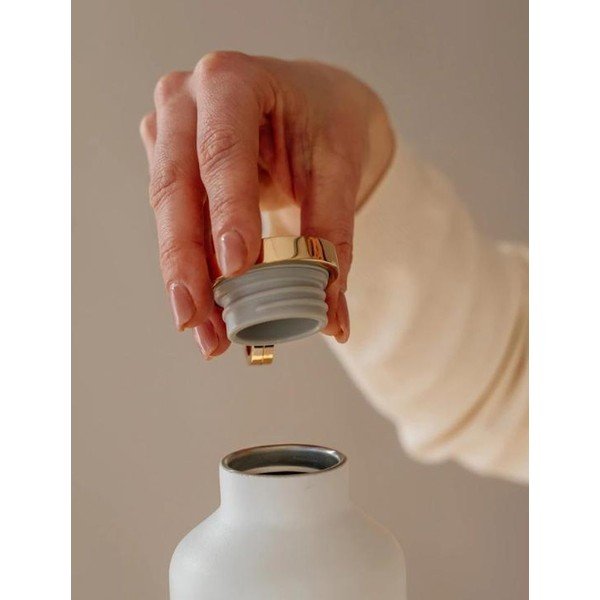 Bela termo steklenica iz nerjavečega jekla Equa Basic Snow White, 680 ml-image-1
