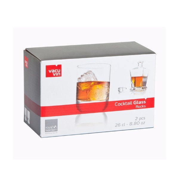 Komplet 2 kozarcev za viski Vacu Vin, 260 ml-image-1