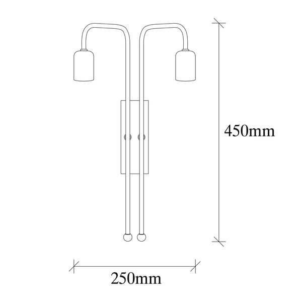 Stenska svetilka v zlati barvi Pahoma – Opviq lights-image-2