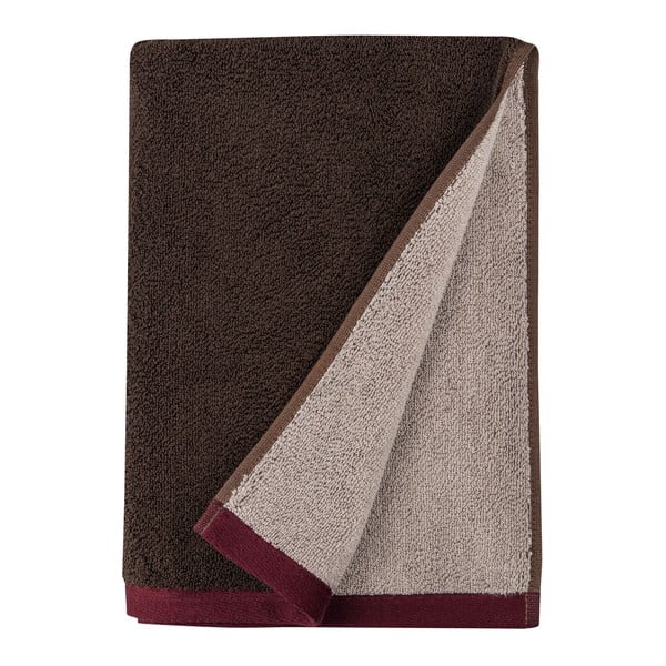 Rjave frotirne brisače iz organskega bombaža v kompletu 2 ks 40x55 cm Soft – Mette Ditmer Denmark