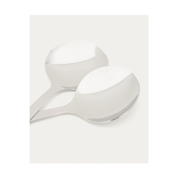 Pribor za solato 2 ks iz nerjavečega jekla Nirela – Kave Home-image-4