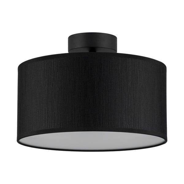 Črna stropna svetilka Sotto Luce Doce M, ⌀ 30 cm