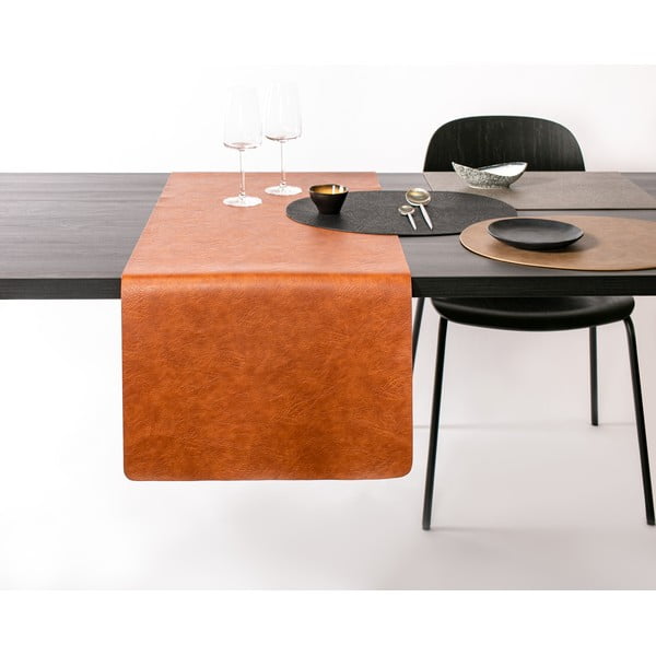 Temno rjav pogrinjek iz umetnega usnja ZicZac Troja, 33 x 45 cm-image-3