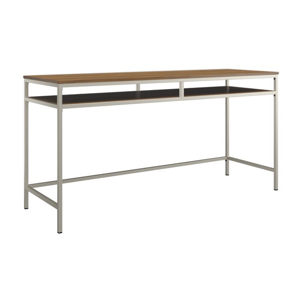 Pisalna miza z mizno ploščo v orehovem dekorju 51x153 cm Bradford – Støraa-image-1