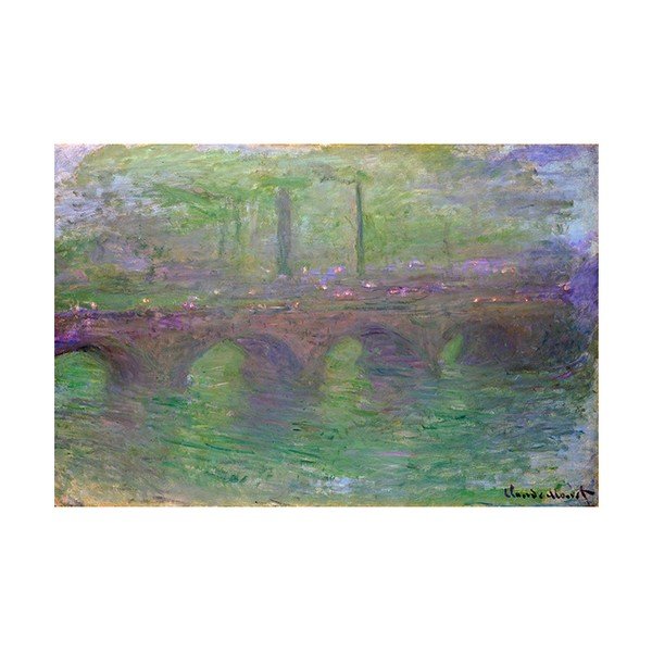 Claude Monet - Most Waterloo, 90x60 cm