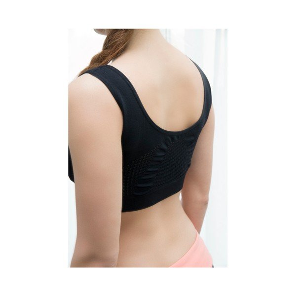 Črno-beli komplet modrčka InnovaGoods AirFlow Technology Fit, velikost M-image-1