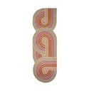 Rožnat ročno tkan volnen tekač 80x300 cm Spiral Shaped  – Flair Rugs