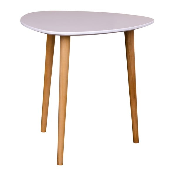 Bela odlagalna miza House Nordic Genova, višina 47,5 cm