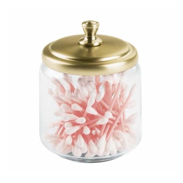 Steklena škatla InterDesign York, ⌀ 9 cm-image-2