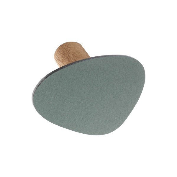 Prašno zelen jeklen stenski obešalnik Dot S Nupo – LIND DNA