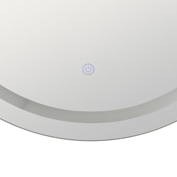 Stensko ogledalo z lučjo 60x60 cm – Ixia-image-4