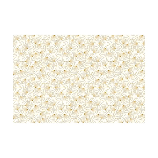 Belo- rumena dekorativna tapeta za pohištvo Ambiance Hexoka-image-1