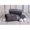 Siva bombažna brisača 140x70 cm Darwin - My House