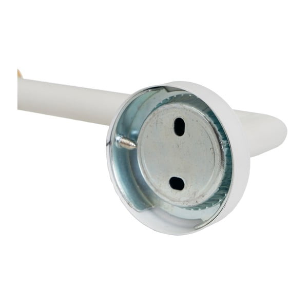 Belo kovinsko stensko držalo za toaletni papir – Casa Selección-image-3