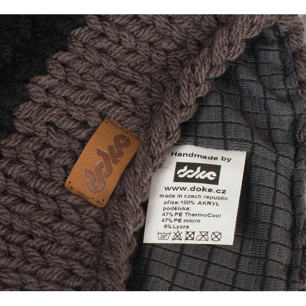 Ročno pletena kapa DOKE Stripes Beanie-image-2