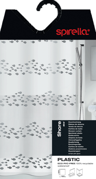Zavesa za tuš 180x200 cm Shore – Spirella-image-3