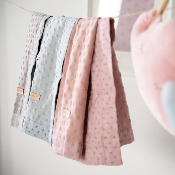 Rožnata otroška odeja 80x80 cm Lil Planet – Roba-image-1