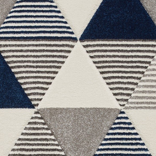 Modro-siva preproga Think Rugs Brooklyn Geo, 120 x 170 cm-image-3