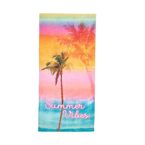 Frotirna bombažna brisača za na plažo 76x160 cm Summer Vibes – Sassy B