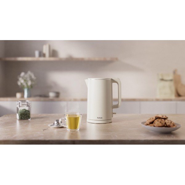 Kremno bel grelnik vode 1,5 l Thermo Protect KO140AE0  – Tefal-image-1