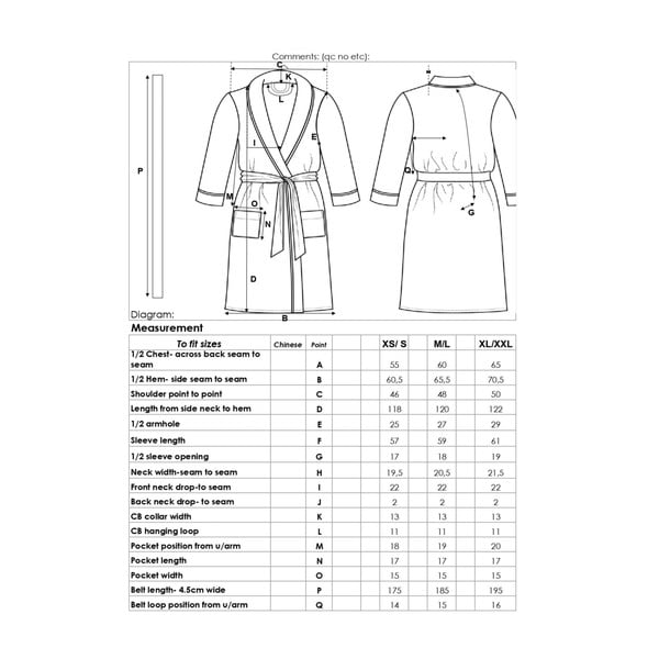 Bež kopalni plašč iz mikropliša velikosti XL/XXL Polyvelvet – Good Morning-image-2