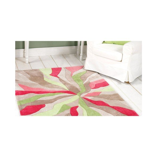 Preproga Splinter Pink Green, 160x220 cm-image-4